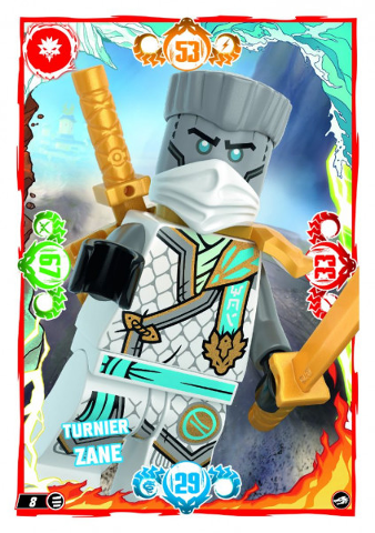 NINJAGO Trading Card Game (German) Series 10 - # 8 Turnier Zane