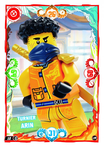 NINJAGO Trading Card Game (German) Series 10 - # 10 Turnier Arin