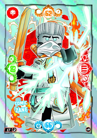 NINJAGO Trading Card Game (German) Series 10 - # 17 Comic Zane