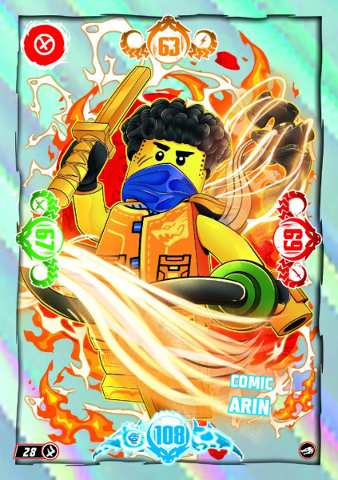 NINJAGO Trading Card Game (German) Series 10 - # 28 Comic Arin