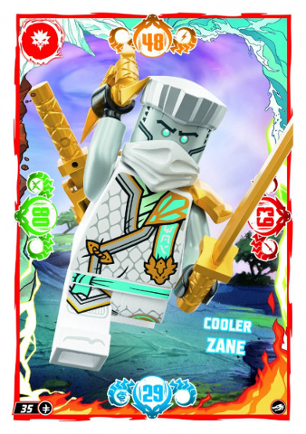 NINJAGO Trading Card Game (German) Series 10 - # 35 Cooler Zane