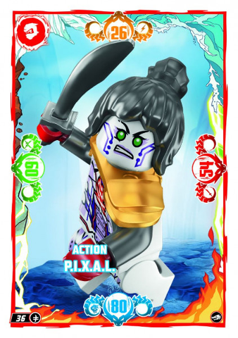 NINJAGO Trading Card Game (German) Series 10 - # 36 Action P.I.X.A.L.