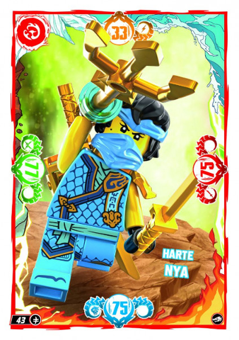 NINJAGO Trading Card Game (German) Series 10 - # 43 Harte Nya