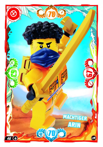 NINJAGO Trading Card Game (German) Series 10 - # 46 Mächtiger Arin