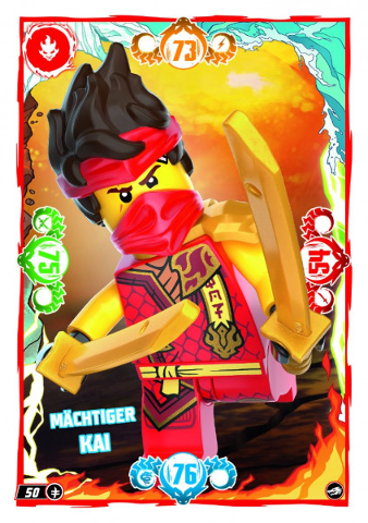NINJAGO Trading Card Game (German) Series 10 - # 50 Mächtiger Kai