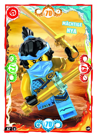 NINJAGO Trading Card Game (German) Series 10 - # 52 Mächtige Nya