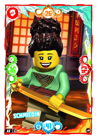 NINJAGO Trading Card Game (German) Series 10 - # 66 Schmiedin