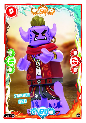 NINJAGO Trading Card Game (German) Series 10 - # 72 Starker Geo