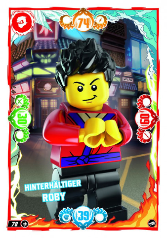 NINJAGO Trading Card Game (German) Series 10 - # 78 Hinterhältiger Roby