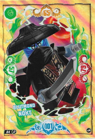 NINJAGO Trading Card Game (German) Series 10 - # 84 Blutmond Nokt