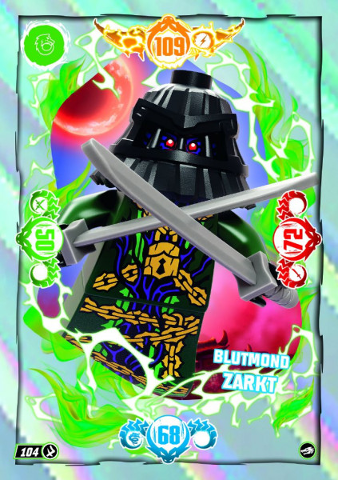NINJAGO Trading Card Game (German) Series 10 - # 104 Blutmond Zarkt