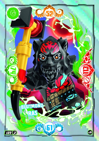 NINJAGO Trading Card Game (German) Series 10 - # 109 Blutmond Ras