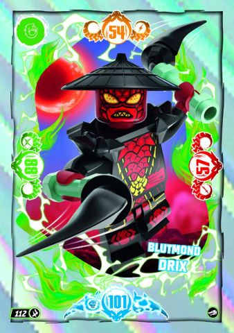 NINJAGO Trading Card Game (German) Series 10 - # 112 Blutmond Drix