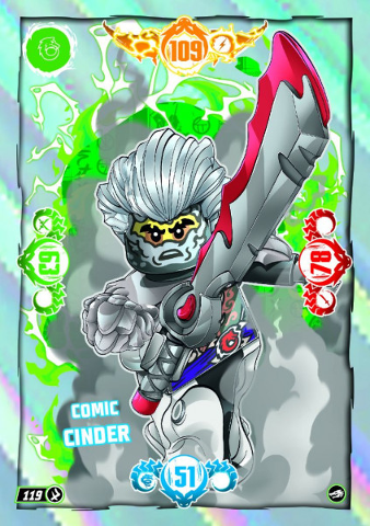 NINJAGO Trading Card Game (German) Series 10 - # 119 Comic Cinder