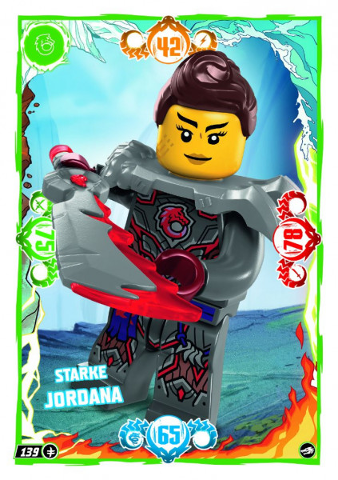 NINJAGO Trading Card Game (German) Series 10 - # 139 Starke Jordana