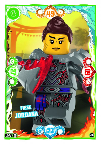 NINJAGO Trading Card Game (German) Series 10 - # 141 Fiese Jordana