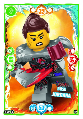 NINJAGO Trading Card Game (German) Series 10 - # 150 Böse Jordana