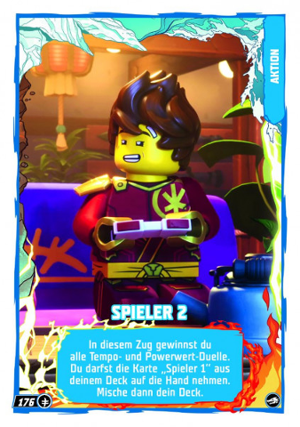 NINJAGO Trading Card Game (German) Series 10 - # 176 Spieler 2