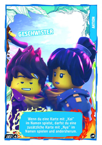 NINJAGO Trading Card Game (German) Series 10 - # 183 Geschwister