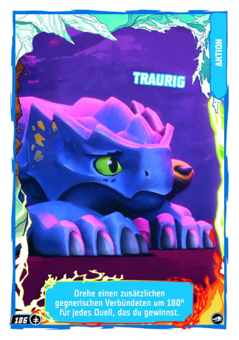 NINJAGO Trading Card Game (German) Series 10 - # 186 Traurig