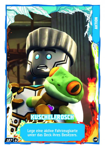NINJAGO Trading Card Game (German) Series 10 - # 187 Kuschelfrosch