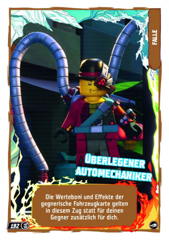 NINJAGO Trading Card Game (German) Series 10 - # 192 Überlegener Automechaniker