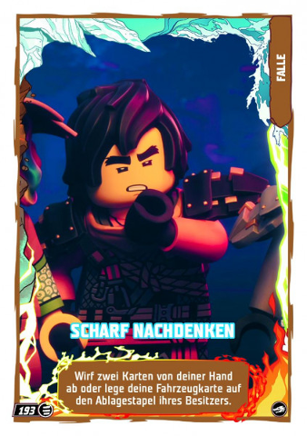 NINJAGO Trading Card Game (German) Series 10 - # 193 Scharf Nachdenken