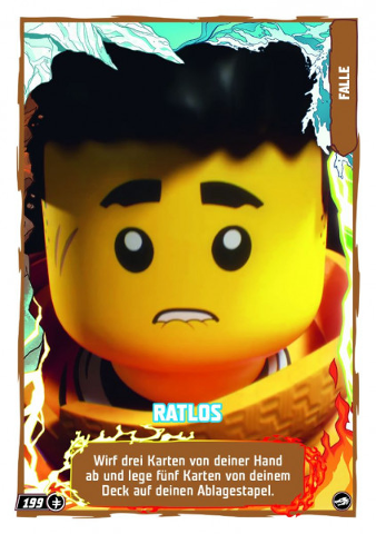 NINJAGO Trading Card Game (German) Series 10 - # 199 Ratlos