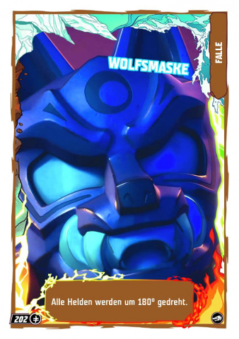 NINJAGO Trading Card Game (German) Series 10 - # 202 Wolfsmaske