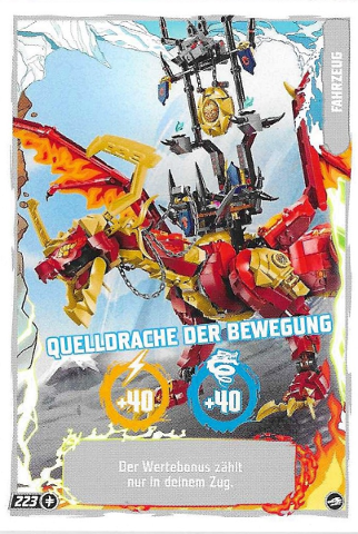 NINJAGO Trading Card Game (German) Series 10 - # 223 Quelldrache der Bewegung