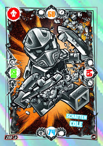 NINJAGO Trading Card Game (German) Series 10 - # 258 Schatten Cole