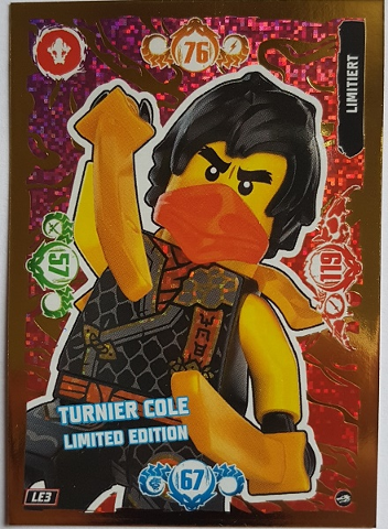 NINJAGO Trading Card Game (German) Series 10 - # LE3 Turnier Cole Limited Edition