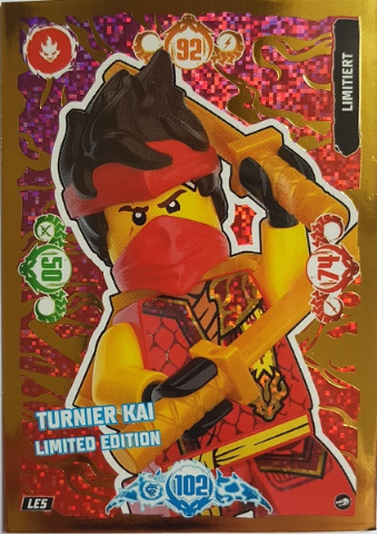 NINJAGO Trading Card Game (German) Series 10 - # LE5 Turnier Kai Limited Edition