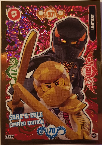 NINJAGO Trading Card Game (German) Series 10 - # LE30 Sora & Cole Limited Edition