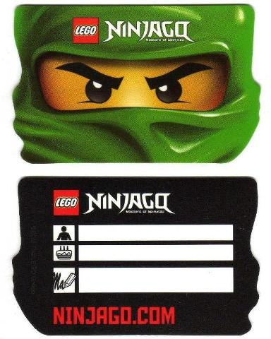 ID Card, Green Ninjago Head