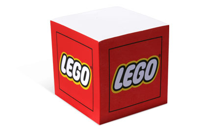 Memo Pad Block - Classic LEGO Logo #1