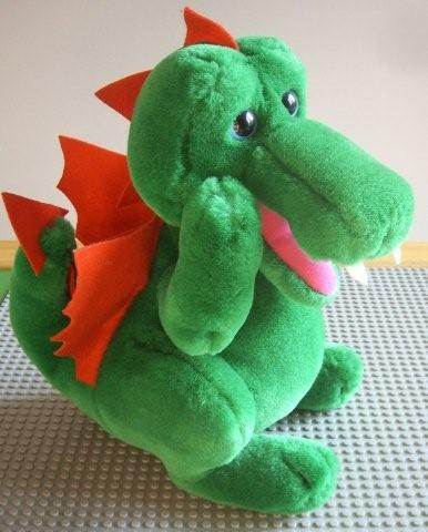 Dragon Plush, Ollie - Felt Wings