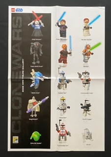 Star Wars Poster SDCC 2008 Clone Wars Minifigure Gallery (Double Sided)
