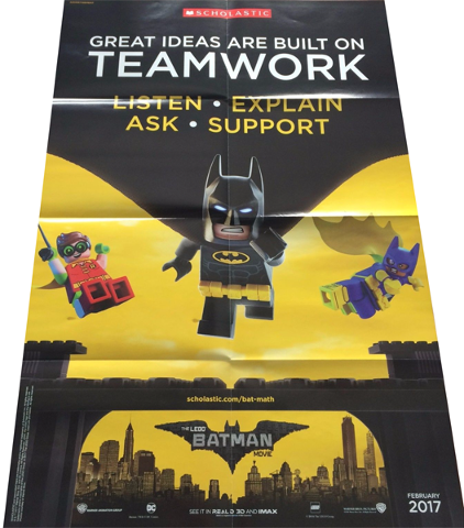 The LEGO Batman Movie Poster - Scholastic Teamwork