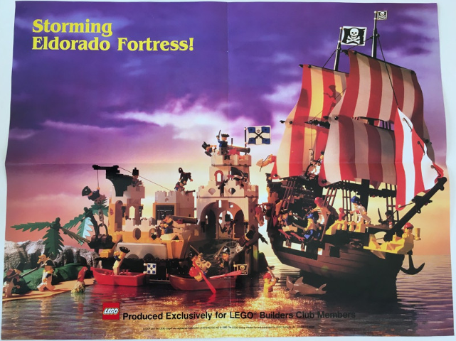 Storming Eldorado Fortress! Poster - Exclusive for LEGO Builders Club