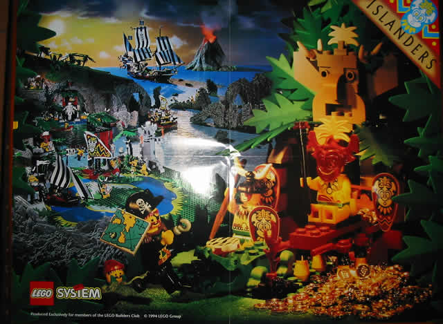 Pirates Poster Large 1994 (Islanders - Exclusive for Lego Builders Club)