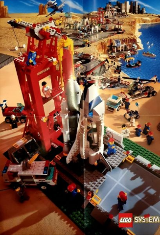 Town Poster 1995 Dutch with Intertoys Contest on Reverse (924.017-NL)