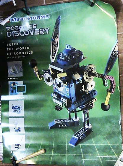 Mindstorms Poster, Robotics Discovery System, Jumbo Retail Display Size