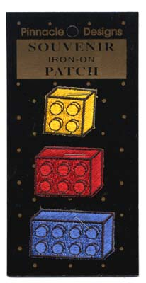 Patch, Iron-On Set of 3 Bricks