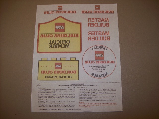 Patch, Iron-On Builders Club Official Member