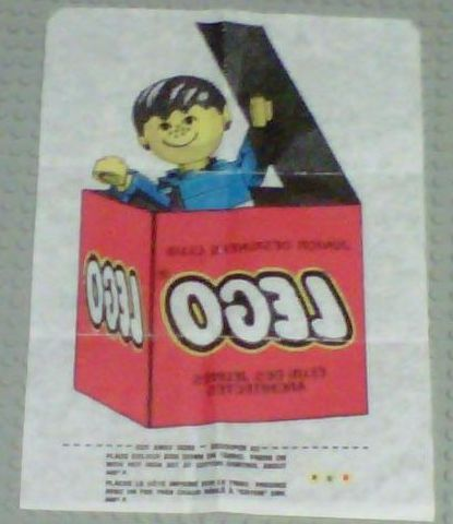 Patch, Iron-On Homemaker Figure / Maxifigure in Box with LEGO Logo