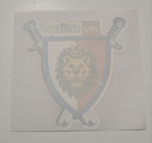 Patch, Iron-On Royal Knights Lion Shield with Crossed Swords