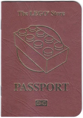 LEGO Store Passport EU Version with Stickers
