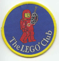 Patch, Sew-On Cloth Round, The LEGO Club (Classic Space Man)