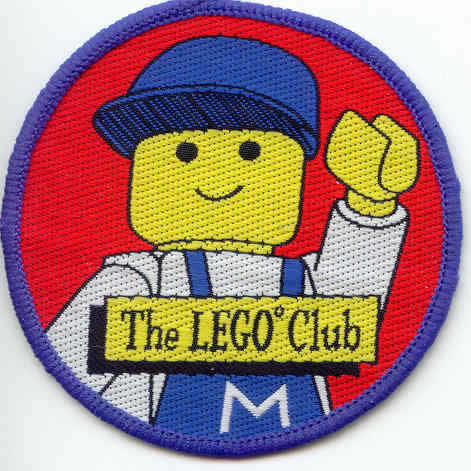 Patch, Sew-On Cloth Round, The LEGO Club (Classic Construction Worker)